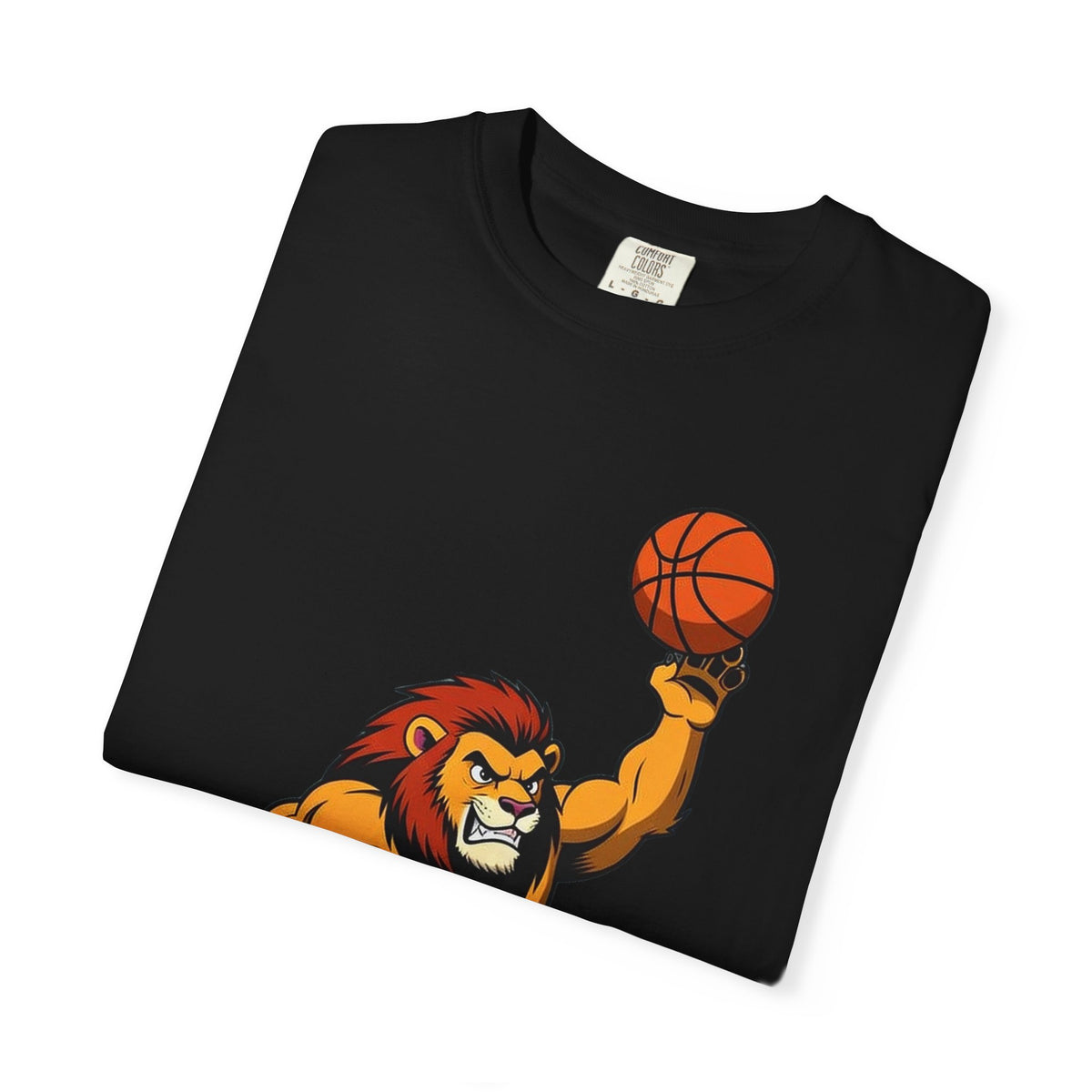 Strong Lion Basketball Dunk T-Shirt – Funny Muscle Lion Hoops Gym Comfort Colors Tee