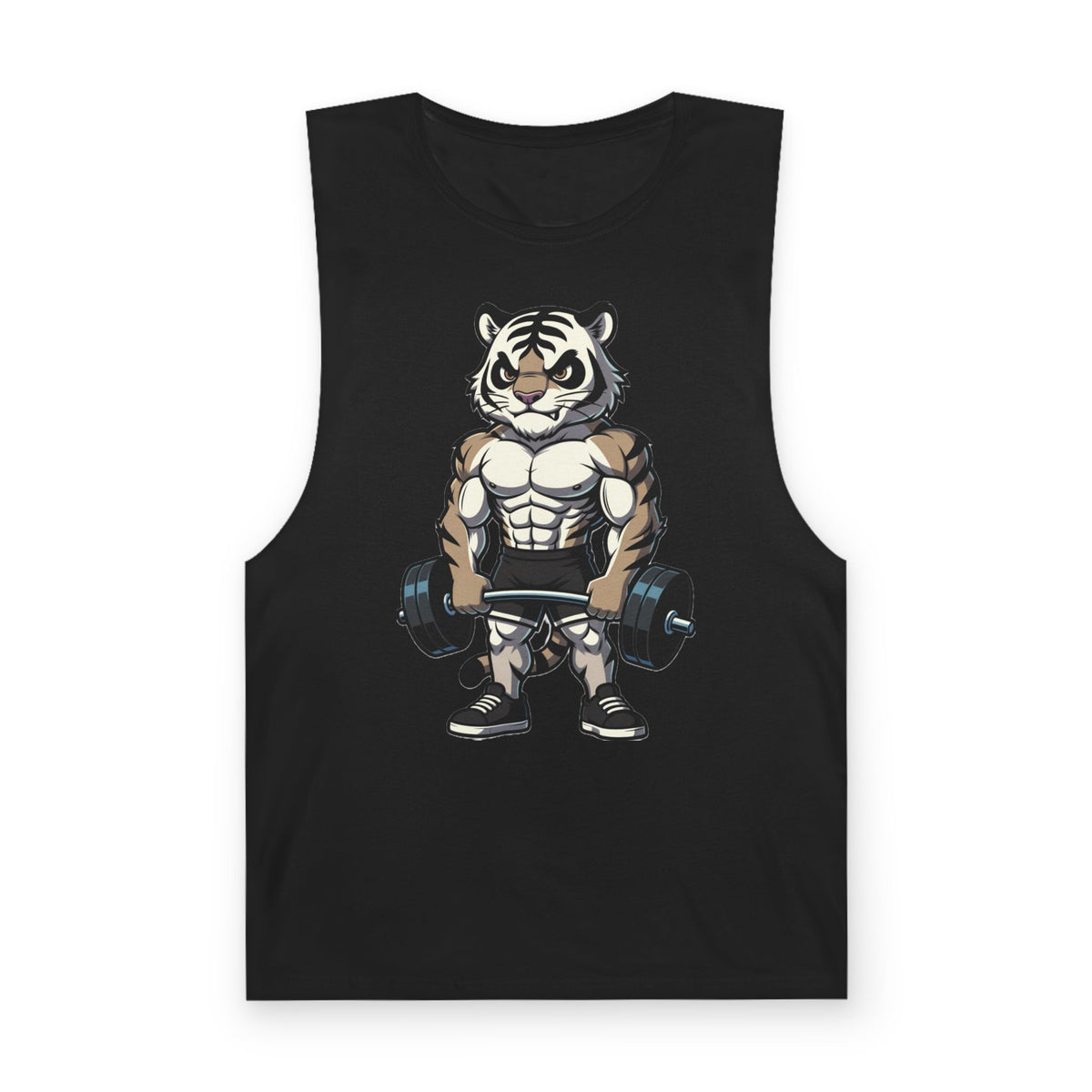 Strong Tiger Gym Tank Top – Fun Weightlifting Muscle Tank