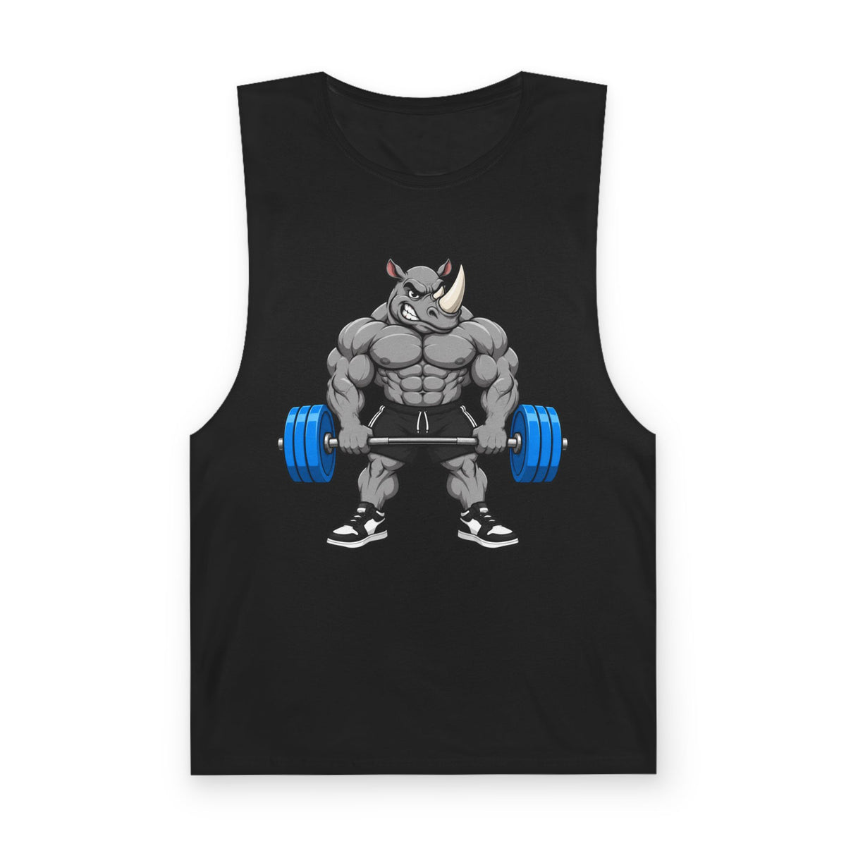 Strong Rhino Gym Tank Top – Fun Weightlifting Muscle Tank for Heavy Lifters