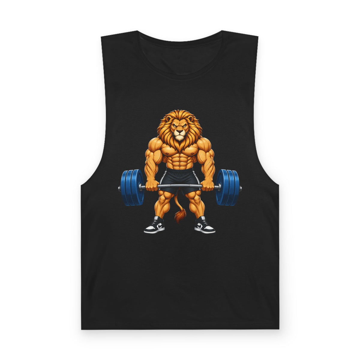 Strong Lion Gym Tank Top – Fun King of the Gym Weightlifting Muscle Tank